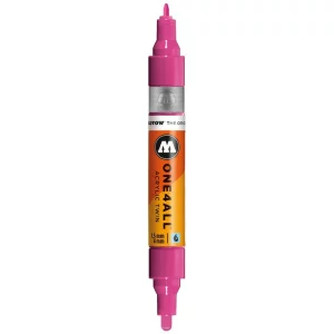 Marker Molotow ONE4ALL Acrylic Twin 1,5 – 4 mm magenta