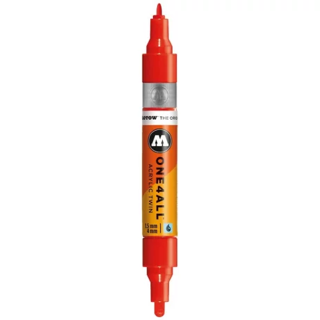 Marker Molotow ONE4ALL Acrylic Twin 1,5 – 4 mm traffic red