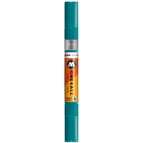 Marker Molotow ONE4ALL Acrylic Twin 1,5 – 4 mm lagoon blue