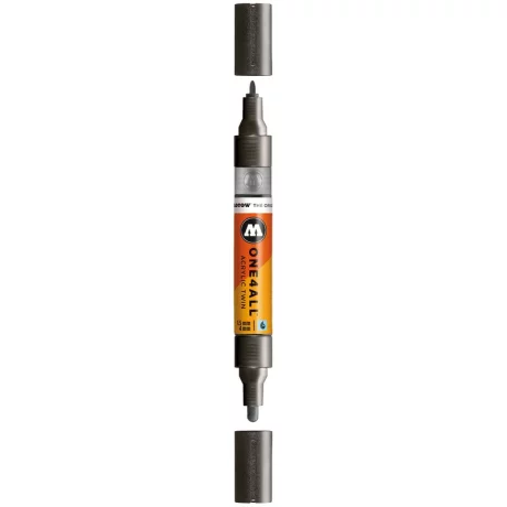 Marker Molotow ONE4ALL Acrylic Twin 1,5 – 4 mm metallic black