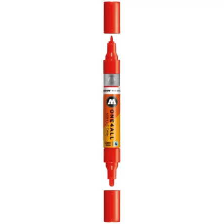 Marker Molotow ONE4ALL Acrylic Twin 1,5 – 4 mm traffic red