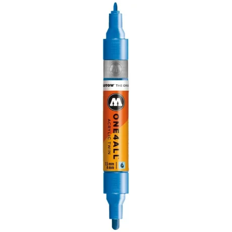 Marker Molotow ONE4ALL Acrylic Twin 1,5 – 4 mm metallic blue