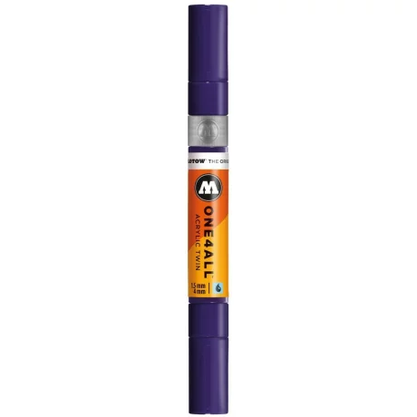 Marker Molotow ONE4ALL Acrylic Twin 1,5 – 4 mm violet dark