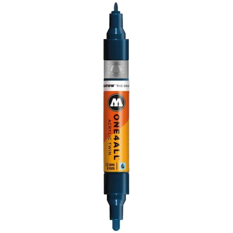 Marker Molotow ONE4ALL Acrylic Twin 1,5 – 4 mm petrol