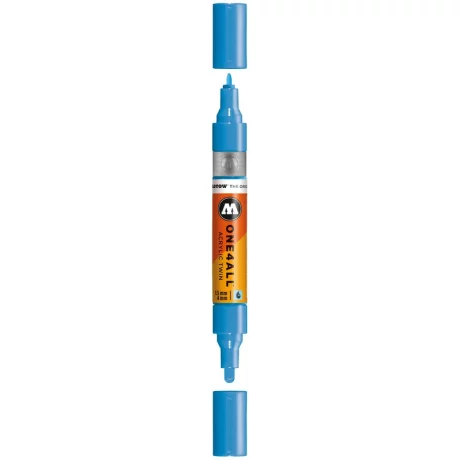 Marker Molotow ONE4ALL Acrylic Twin 1,5 – 4 mm shock blue middle