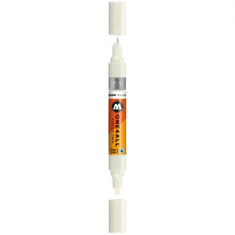 Marker Molotow ONE4ALL Acrylic Twin 1,5 – 4 mm nature white