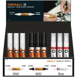 Set markere Molotow One4All Acrylic Twin Display, 36 buc / Set