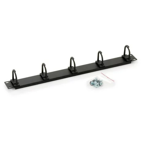 ORGANIZATOR  cabluri TRITON, tip masca orizontala perforata | masca orizontala cu capac detasabil, 19 inch, 1U, negru, &quot;RAB-VP-X02-A1&quot;