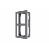PANOU frontal HIKVISION pt 2 module de videointerfon modular Hikvision DS-KD-ACW2, montare aplicata, aluminiu, 219mm x 107mm x 4mm, &quot;DS-KD-ACW2&quot;