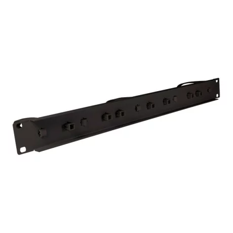 PANOU gestionare cabluri LOGILINK, tip masca orizontala, 19 inch, 1U, negru, &quot;OR105B&quot;