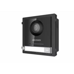 PANOU videointerfon modular de exterior Hikvision,1 xbuton apelare, camera video wide angle 180grade Fish eye 2MP, permite conectarea pana la 8 submodule de extensie, &quot;DS-KD8003-IME1/EU&quot;