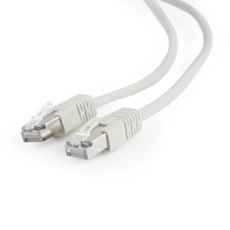 PATCH CORD FTP GEMBIRD Cat5e,  cupru-aluminiu,   0.5 m, gri, AWG26, ecranat &quot;PP22-0.5M&quot;