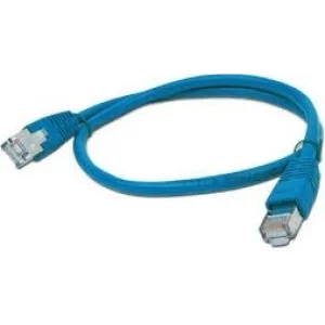 PATCH CORD FTP GEMBIRD Cat5e,  cupru-aluminiu,  1 m, albastru, AWG26, ecranat &quot;PP22-1M/B&quot;