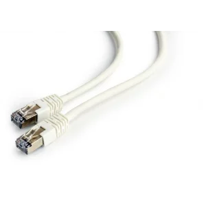 PATCH CORD FTP GEMBIRD Cat6,  cupru-aluminiu,   0.25 m, alb, AWG26, ecranat &quot;PP6-0.25M/W&quot;