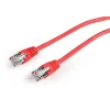 PATCH CORD FTP GEMBIRD Cat6,  cupru-aluminiu,   0.25 m, rosu, AWG26, ecranat &quot;PP6-0.25M/R&quot;