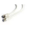 PATCH CORD FTP GEMBIRD Cat6,  cupru-aluminiu,  1 m, alb, AWG26, ecranat &quot;PP6-1M/W&quot;