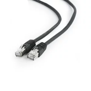 PATCH CORD FTP GEMBIRD Cat6,  cupru-aluminiu,  2 m, negru, AWG26, ecranat &quot;PP6-2M/BK&quot;