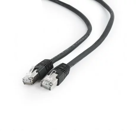PATCH CORD FTP GEMBIRD Cat6,  cupru-aluminiu,  2 m, negru, AWG26, ecranat &quot;PP6-2M/BK&quot;