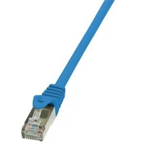 PATCH CORD FTP LOGILINK Cat5e,  cupru-aluminiu,   0.25 m, albastru, AWG26, ecranat &quot;CP1016S&quot;