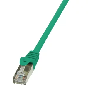 PATCH CORD FTP LOGILINK Cat5e,  cupru-aluminiu,  1 m, verde, AWG26, ecranat &quot;CP1035S&quot;