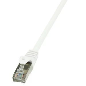 PATCH CORD FTP LOGILINK Cat6,  cupru-aluminiu,  1 m, alb, AWG26, ecranat &quot;CP2031S&quot;