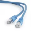 PATCH CORD S/FTP GEMBIRD Cat6a, LSZH, cupru,   0.5 m, albastru, AWG27, dublu ecranat &quot;PP6A-LSZHCU-B-0.5M&quot;