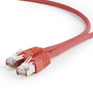 PATCH CORD S/FTP GEMBIRD Cat6a, LSZH, cupru,   0.5 m, rosu, AWG27, dublu ecranat &quot;PP6A-LSZHCU-R-0.5M&quot;