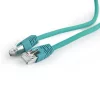 PATCH CORD S/FTP GEMBIRD Cat6a, LSZH, cupru,  1 m, verde, AWG27, dublu ecranat &quot;PP6A-LSZHCU-G-1M&quot;