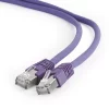 PATCH CORD S/FTP GEMBIRD Cat6a, LSZH, cupru,  1 m, violet, AWG27, dublu ecranat &quot;PP6A-LSZHCU-V-1M&quot;