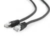 PATCH CORD S/FTP GEMBIRD Cat6a, LSZH, cupru,  3 m, negru, AWG27, dublu ecranat &quot;PP6A-LSZHCU-BK-3M&quot;