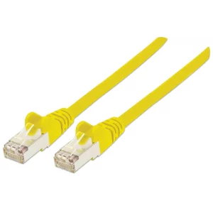 PATCH CORD S/FTP INTELLINET Cat6, LSZH, cupru,  1 m, galben, AWG28, dublu ecranat &quot;735339&quot;