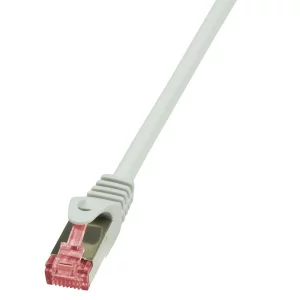 PATCH CORD S/FTP LOGILINK Cat6, LSZH, cupru,   0.25 m, gri, AWG27, dublu ecranat &quot;CQ2012S&quot;