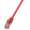 PATCH CORD S/FTP LOGILINK Cat6, LSZH, cupru,   0.25 m, rosu, AWG27, dublu ecranat &quot;CQ2014S&quot;