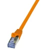 PATCH CORD S/FTP LOGILINK Cat6a, LSZH, cupru,  1 m, portocaliu, AWG26, dublu ecranat &quot;CQ3038S&quot;