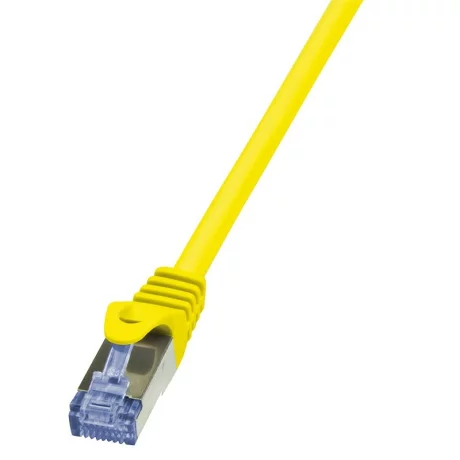 PATCH CORD S/FTP LOGILINK Cat6a, LSZH, cupru, 10 m, galben, AWG26, dublu ecranat &quot;CQ3097S&quot;