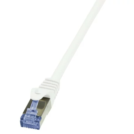 PATCH CORD S/FTP LOGILINK Cat6a, LSZH, cupru, 15 m, alb, AWG26, dublu ecranat &quot;CQ3101S&quot;