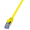 PATCH CORD S/FTP LOGILINK Cat6a, LSZH, cupru,  5 m, galben, AWG26, dublu ecranat &quot;CQ3077S&quot;