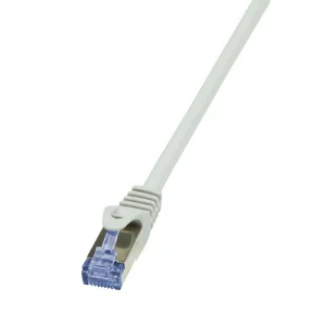 PATCH CORD S/FTP LOGILINK Cat7, LSZH, cupru, 600MHz, mufe RJ45 Cat6a,  0.25 m, gri, AWG26, dublu ecranat &quot;CQ4012S&quot;