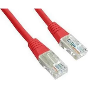 PATCH CORD  UTP GEMBIRD Cat5e,  cupru-aluminiu,   0.5 m, rosu, AWG26,  &quot;PP12-0.5M/R&quot;