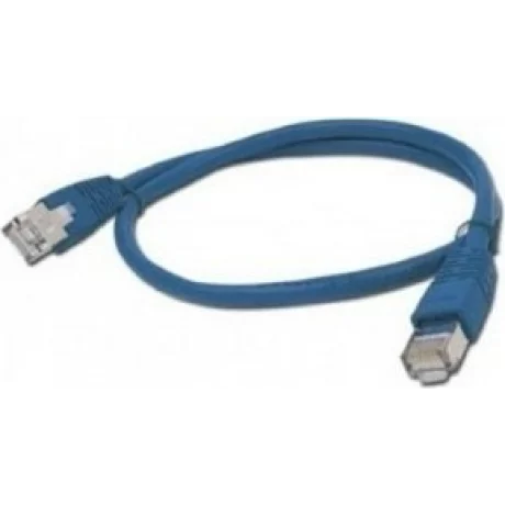 PATCH CORD  UTP GEMBIRD Cat5e,  cupru-aluminiu,  1 m, albastru, AWG26,  &quot;PP12-1M/B&quot;