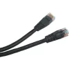 PATCH CORD  UTP GEMBIRD Cat5e,  cupru-aluminiu,  1 m, negru, AWG26,  &quot;PP12-1M/BK&quot;