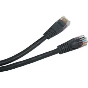 PATCH CORD  UTP GEMBIRD Cat5e,  cupru-aluminiu,  1 m, negru, AWG26,  &quot;PP12-1M/BK&quot;