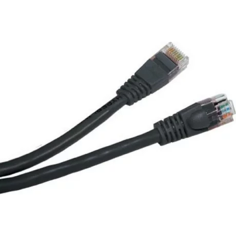 PATCH CORD  UTP GEMBIRD Cat5e,  cupru-aluminiu,  1 m, negru, AWG26,  &quot;PP12-1M/BK&quot;