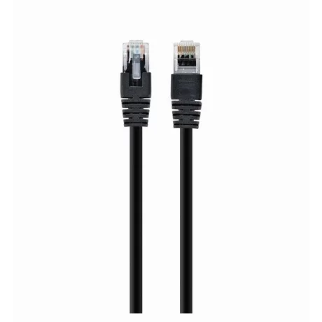 PATCH CORD  UTP SPACER Cat5e,  cupru-aluminiu,   0.25 m, negru, AWG26,  &quot;SP-PT-CAT5-0.25M-BK&quot;