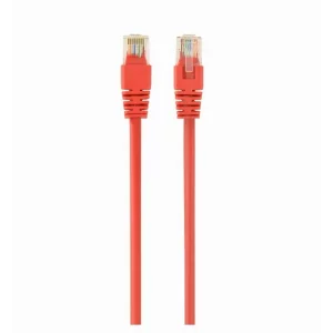 PATCH CORD  UTP SPACER Cat5e, cupru-aluminiu, 0.25 m, rosu, SP-PT-CAT5-0.25M-R