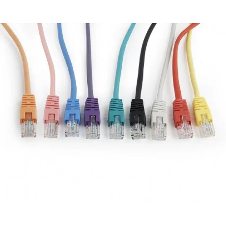 PATCH CORD  UTP SPACER Cat5e,  cupru-aluminiu,  2 m, Bundle 24 buc. diverse culori, AWG26,  &quot;BundlePC2M24PCS&quot;