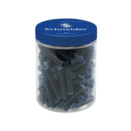Patron stilou albastru Schneider 100/borcan