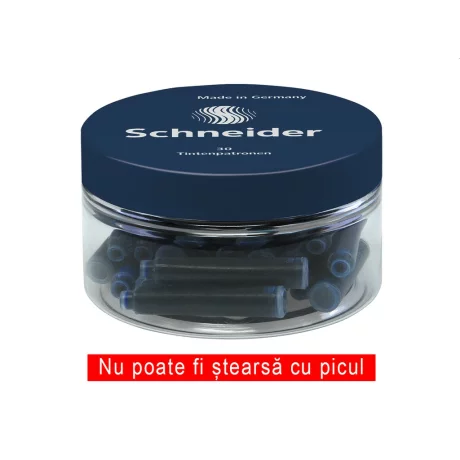 Patron stilou Schneider albastru închis 30/borcan