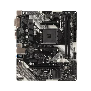 PLACA de BAZA Asrock A320M-DVS R4.0, skt AM4, AMD A320, mATX, slot RAM 2 x DDR4, max 32 GB, 4x S-ATA 3, nux M.2, 1x PCI-E, PCI-E3.0x16 x 1, LAN 1000 Mbps, DVI, VGA, 7.1, &quot;A320M-DVS R4.0&quot;
