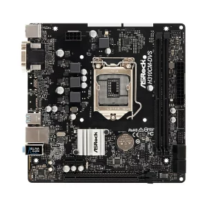 PLACA de BAZA Asrock H310CM-DVS, skt LGA 1151, Intel H310, ATX, slot RAM 2 x DDR4, max 32 GB, 4x S-ATA 3, nux M.2, 1x PCI-E, PCI-E3.0x16 x 1, LAN 1000 Mbps, DVI, VGA, 7.1, &quot;H310CM-DVS&quot;